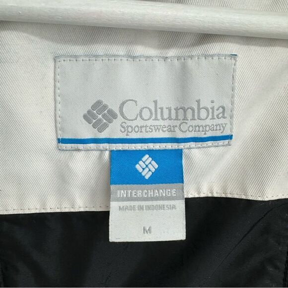 Columbia Bugaboo Black and White Omni-Tech Interchange Jacket Size M - Picture 6 of 7